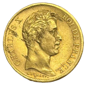 40 francs Charles X 1830 A - Paris