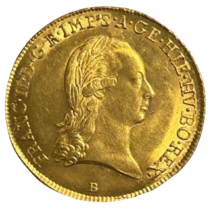 Buste lauré de François II d'Autriche à droite.