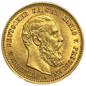 Allemagne - Prusse - 10 mark Frederich Ier - 1888