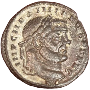 Follis de Maximien Hercule - Genio populi romani - Ticinium