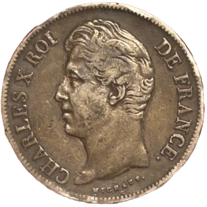 5 francs Charles X 1827 A Paris