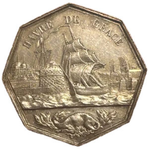 Jeton argent Chambre de Commerce du Havre