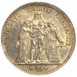 5 francs Hercule 1875 A - Paris