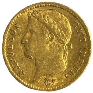 20 francs Napoléon Ier - 1814 A - Paris