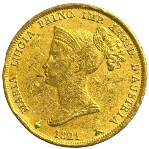 Italie (duché de Parme) - 40 lires Marie-Louise 1821