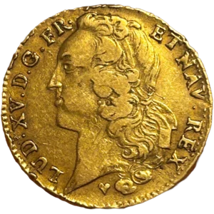 Louis XV - Double Louis d'or au bandeau 1758 BB Strasbourg