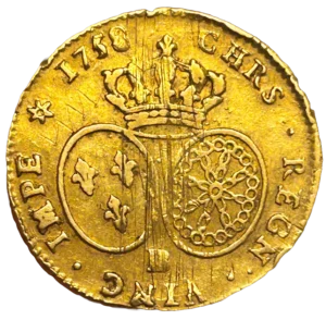 Ecus de France et Navarre couronnés.