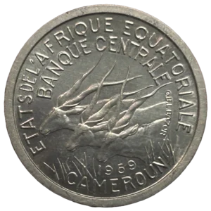 Cameroun - Essai de 1 franc 1969 (Paris)