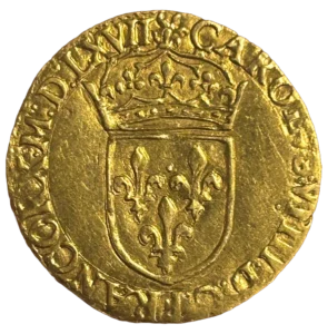 Ecu de France couronné.