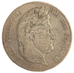 Tête laurée de Louis Philippe Ier à droite