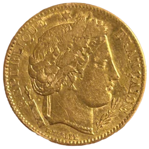 Tête de Cérès couronnée d'épis et divers végétaux.