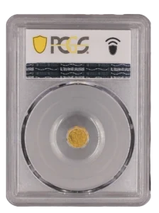 inscription 1/4 dollars cal(ifornia) dans une couronne végétale.