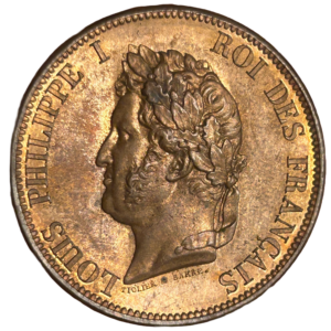 Buste de Louis philippe Ier à gauche.