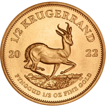 Demi-once Krugerrand (Afrique du Sud)