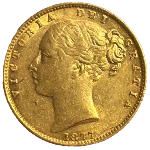 Buste de Victoria à gauche.