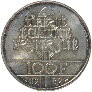 100 Francs Argent (1982 - ...)