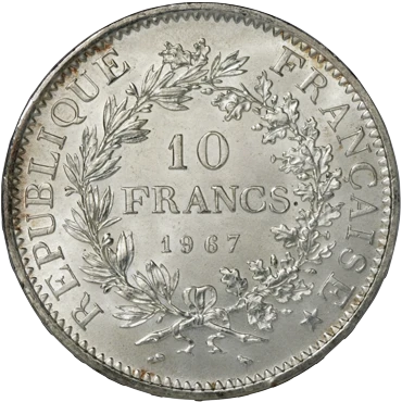 10 Francs Hercule (1964-1973)