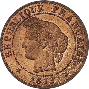 Tête de Cérès à gauche