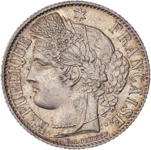 Tête de Cérès à gauche.