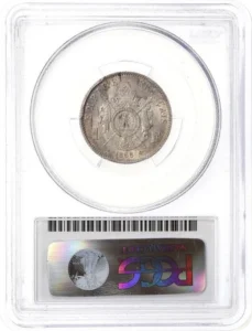 1 franc dans une couronne de laurier.