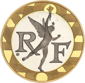 Génie ailé de la colonne de la Bastille tenant dans la main droite un flambeau.