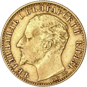 Buste de Ferdinand Ier à gauche.