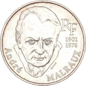 Portrait d'André Malraux.