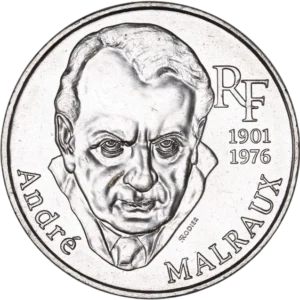 Portrait d'André Malraux.