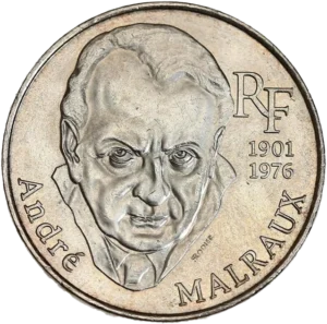 Portrait d'André Malraux.