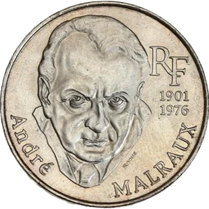Portrait d'André Malraux.