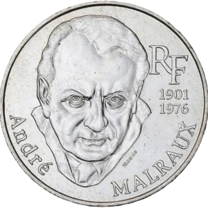 Portrait d'André Malraux.