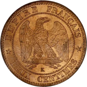 Aigle impérial enserrant un foudre.