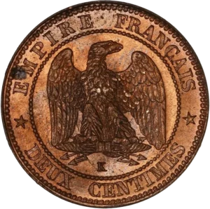 Aigle impérial enserrant un foudre.