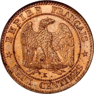 Aigle impérial enserrant un foudre.