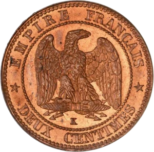 Aigle impérial enserrant un foudre.