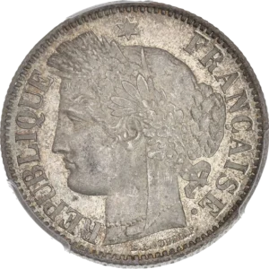 Tête de Cérès à gauche.