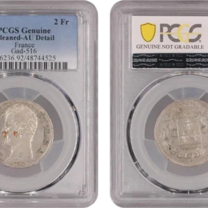 Tête nue de Charles X à gauche.