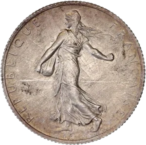 Semeuse passant à gauche.