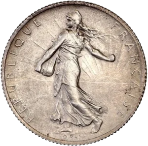 Semeuse passant à gauche.