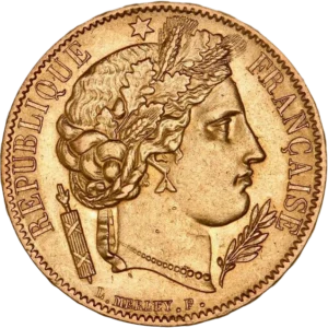 Tête de Cérès à droite.