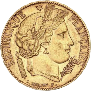 Tête de Cérès à droite.