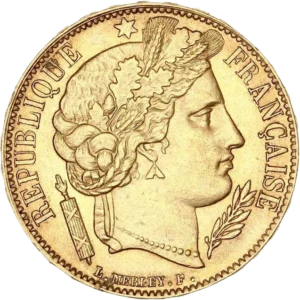 Tête de Cérès à droite.