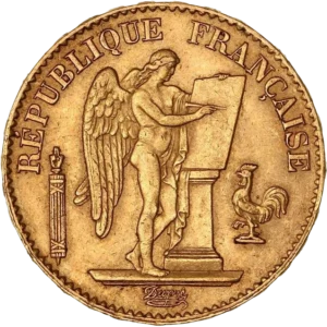 Le Génie de la République inscrivant une tablette de marbre.