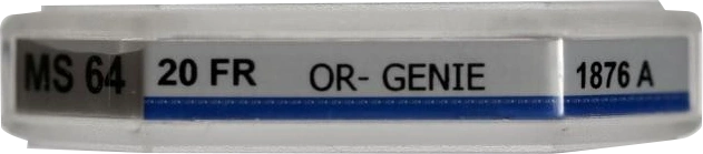 Note : Grade Geni MS64 numéro : FR16OVJOGG