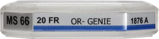 Note : Coque géni MS66 numéro : FR72AZSKDN. Même grade que celui de la collection idéale.