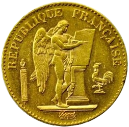 Le Génie de la République inscrivant une tablette de marbre.