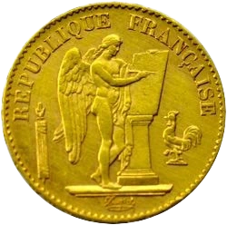 Le Génie de la République gravant une tablette de marbre.