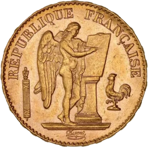 Le Génie de la République inscrivant une tablette de marbre.