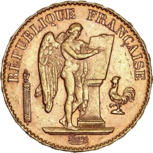 Le Génie de la République inscrivant une tablette de marbre.