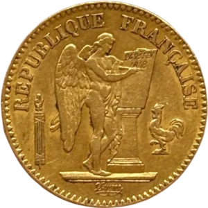 Génie de la République debout à droite, gravant les mots 24.25.FEV. 1848 en creux sur une table de Loi posée sur un cippe.